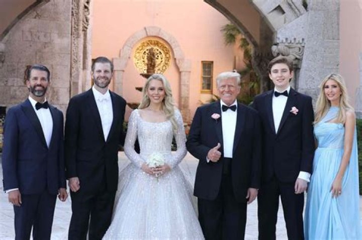 Barron Trump Steals The Show At Sister Tiffany's Lavish Wedding