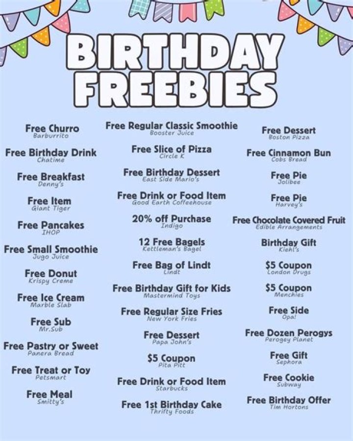 Celebrate Your Special Day With Exclusive Birthday Freebies In Los Angeles 2023