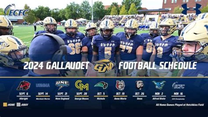 Gallaudet Football Schedule: Stay Updated On Upcoming Bison Games
