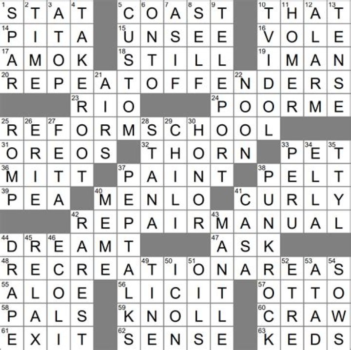 Modern Crossword Puzzle Clue For 