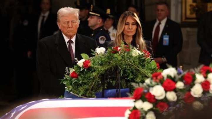 Sad Farewell: Barron Trump Pays Last Respects At Grandmother's Funeral