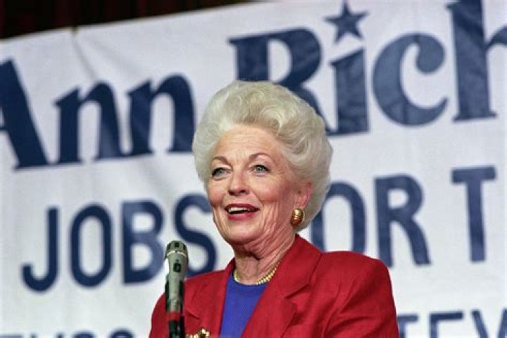 TEXAS GOVERNOR RICHARDS