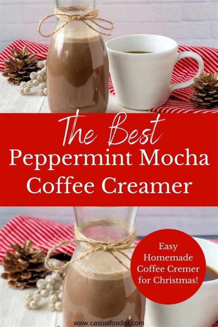 The Perfect Peppermint Mocha Almond Creamer: A Sweet Treat For Your Coffee