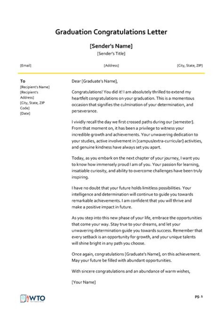 The Ultimate Guide To Writing A Graduation Letter For Your Daughter: Expressing Pride And Joy