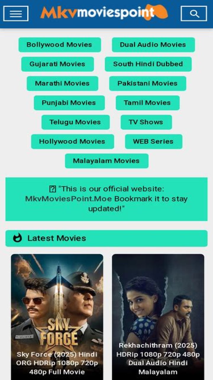 The Ultimate Source For MKV Movies | MoviesPoint.Pro