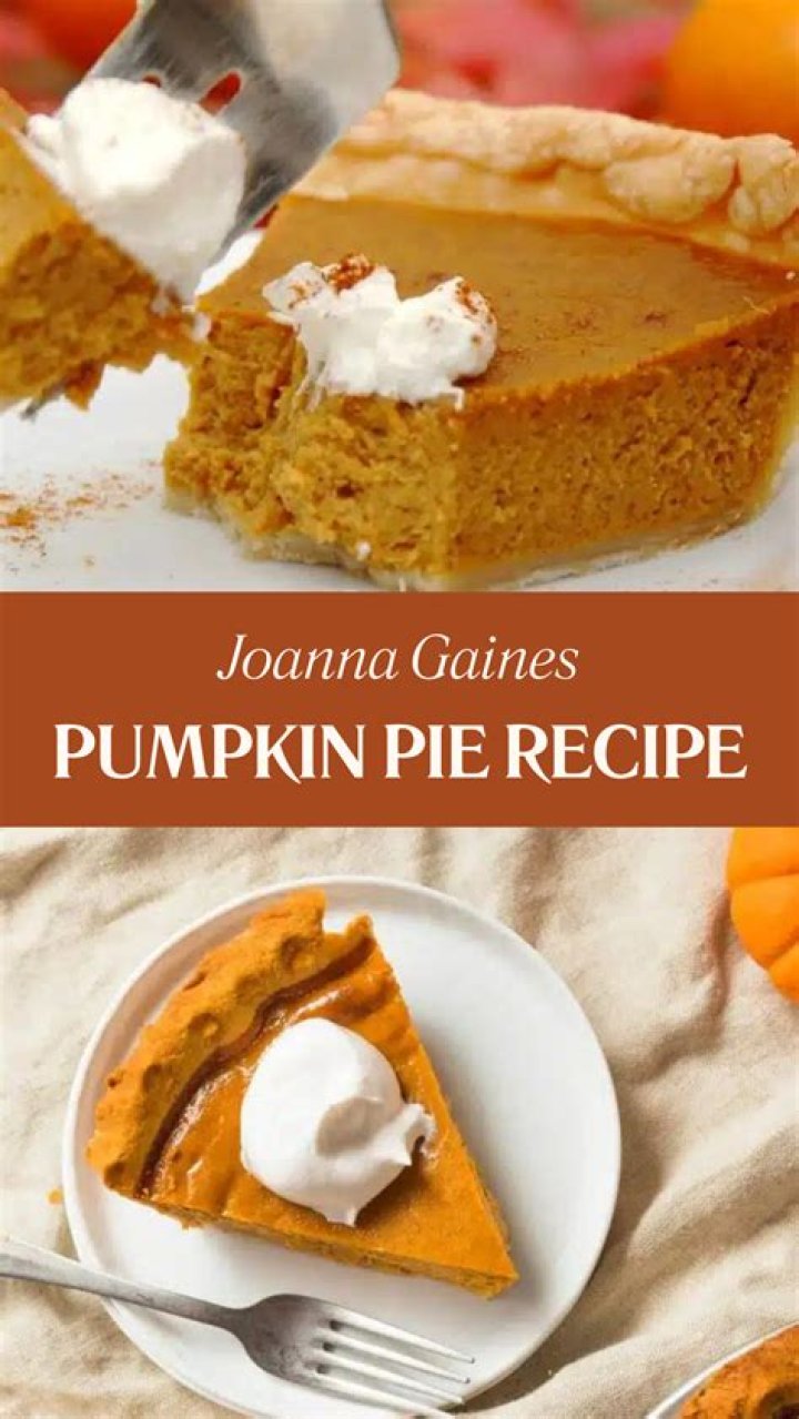 Ultimate Joanna Gaines Pumpkin Pie Recipe: A Thanksgiving Delight