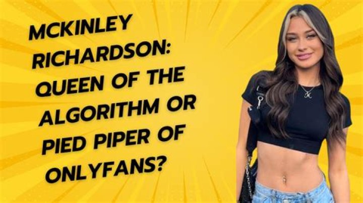 Unveiling Only Fans McKinly Richardson: A Look Into Her Life And Career
