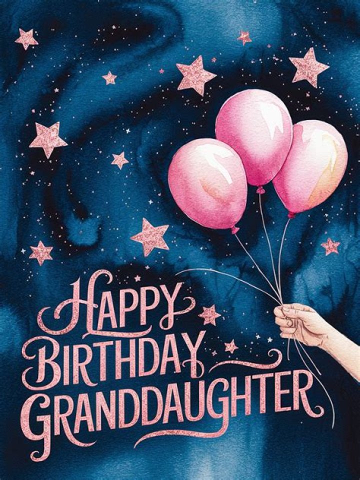 Wish You A Happy Birthday, My Dearest Granddaughter!